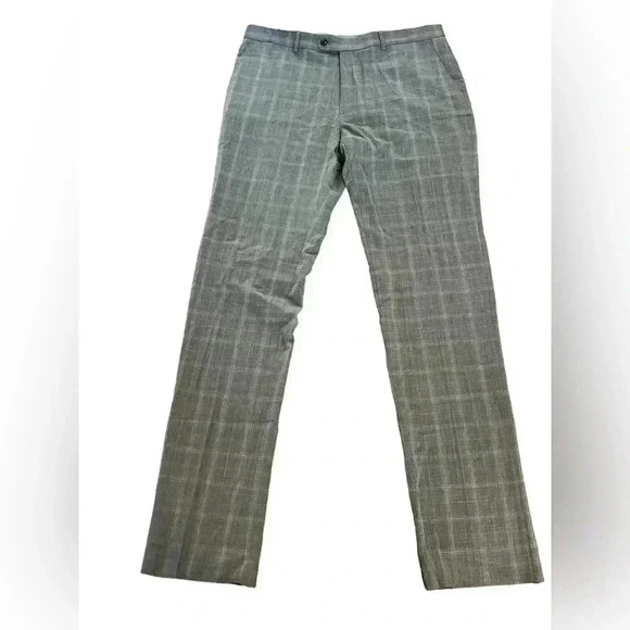 Tommy Hilfiger Vassar Grey Mens Dress Pants Size 38w X 44 Long Unhemmed. NWT - Picture 1 of 9